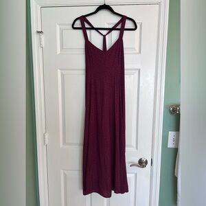 Madewell mauve cross back dress (sz 6)